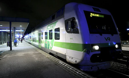 Konduktöörien mielenilmaisu Kouvolassa vaikuttaa perjantaina rautatieliikenteeseen. Osa perutuista junavuoroista korvataan busseilla. Arkistokuva.