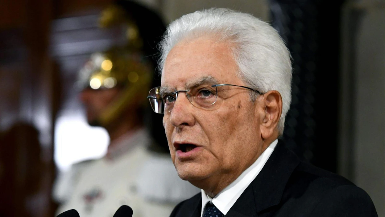 Jollei Italiaan saada aikaan tänään uutta hallitusta, nimittää presidentti Mattarella maahan virkamieshallituksen ja määrää uudet vaalit. LEHTIKUVA / AFP
