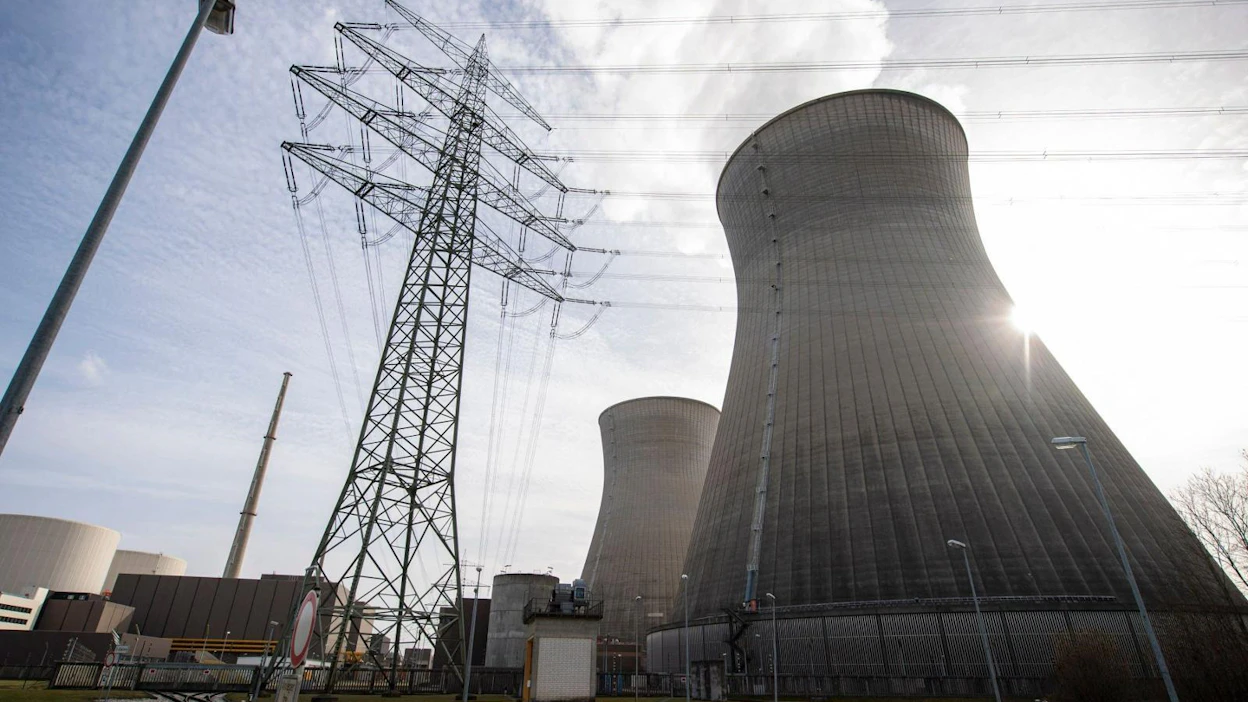 Energiateollisuuden mielestä ehdotus ottaa ydinvoima taksonomian piiriin on tervetullut. Kuva Saksasta. LEHTIKUVA/AFP