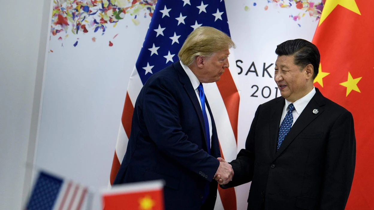 Trumpin ja Xin tapaamisen odotetuin teema on se, löytävätkö he ulospääsyä Kiinan ja Yhdysvaltain tulliriidoista. LEHTIKUVA / AFP