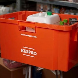 Kestomuovilaatikot valmistetaan Heinolassa ja niiden käyttöiäksi arvioidaan viisi vuotta.
