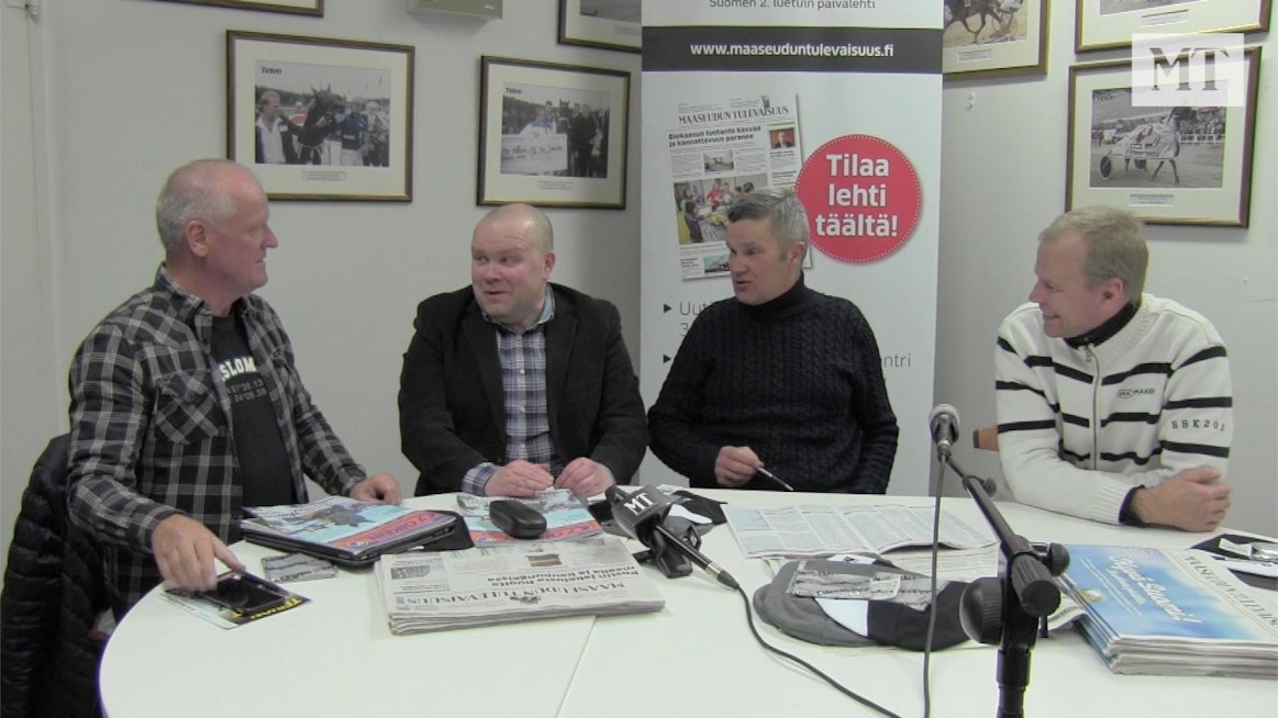 TalkKari Special -lähetyksessä puhuvat Kari Lähdekorpi, Marko Lähteenmäki, Harri Koivunen ja Mika Forss.