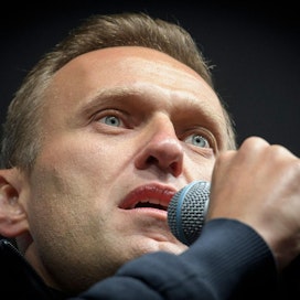 Aleksei Navalnyin mukaan kyseessä on &quot;valtava valhe&quot;, joka ei heijasta Venäjän kansalaisten todellista mielipidettä. LEHTIKUVA/AFP
