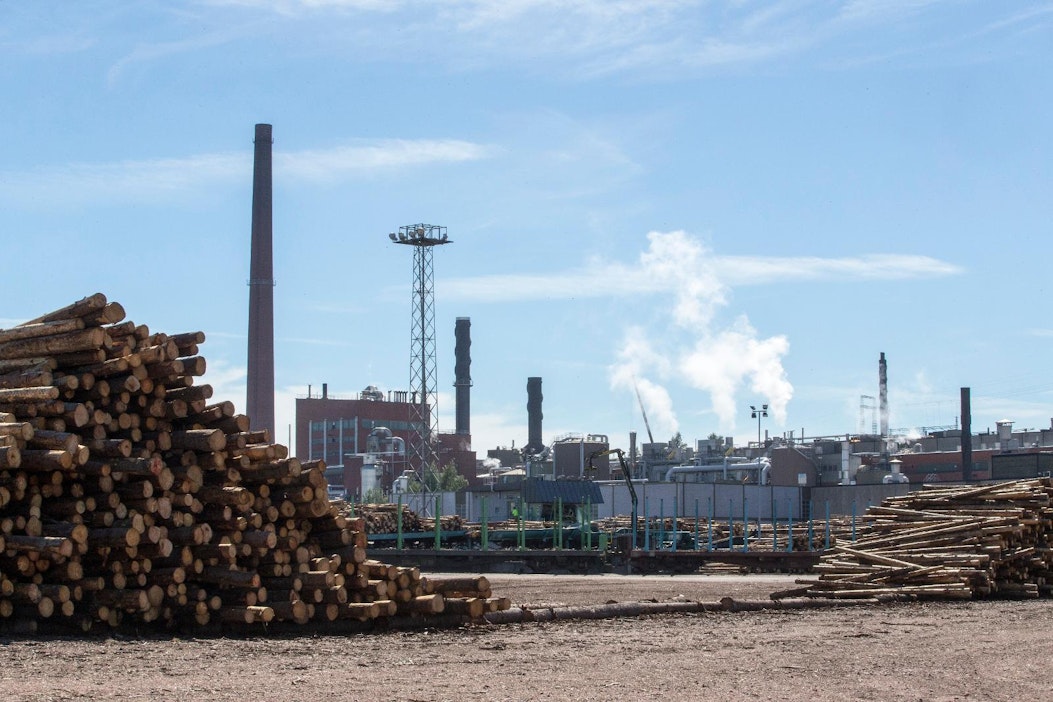 Kotkamillsin tehdasaluetta.