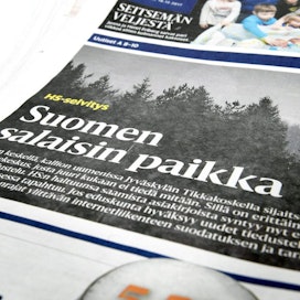 Helsingin Sanomien Viestikoekeskusta käsittelevässä jutussa kerrottiin salaisen keskuksen toiminnasta, ja lähteenä käytettiin salaiseksi leimattuja asiakirjoja. LEHTIKUVA / MARTTI KAINULAINEN