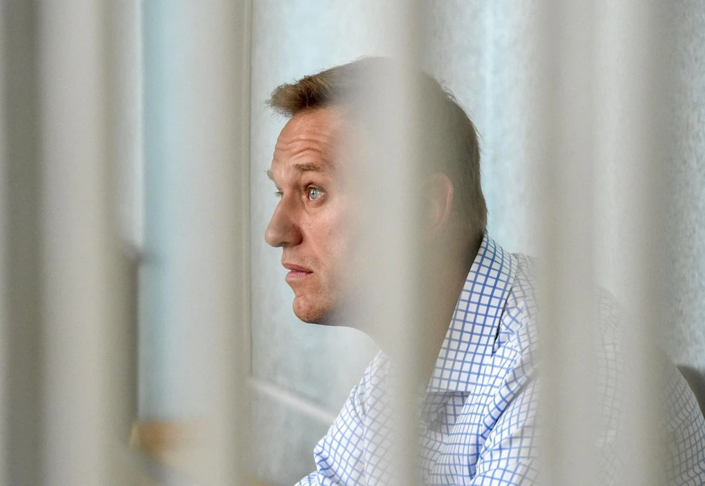 Venäläinen oppositiopoliitikko Aleksei Navalnyi kuvattuna kesäkuussa 2019 oikeudessa Moskovassa. LEHTIKUVA/AFP