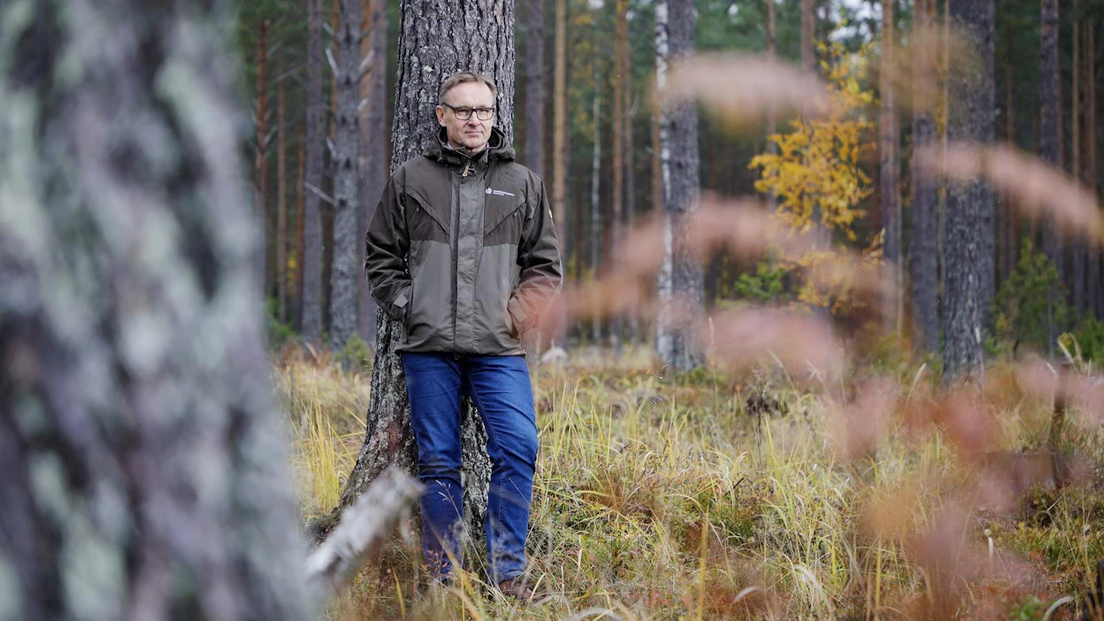 Eero Poikonen kertoo tarttuvansa innolla Metsänhoitoyhdistys Keski-Suomen johtotehtävään marraskuun alussa.