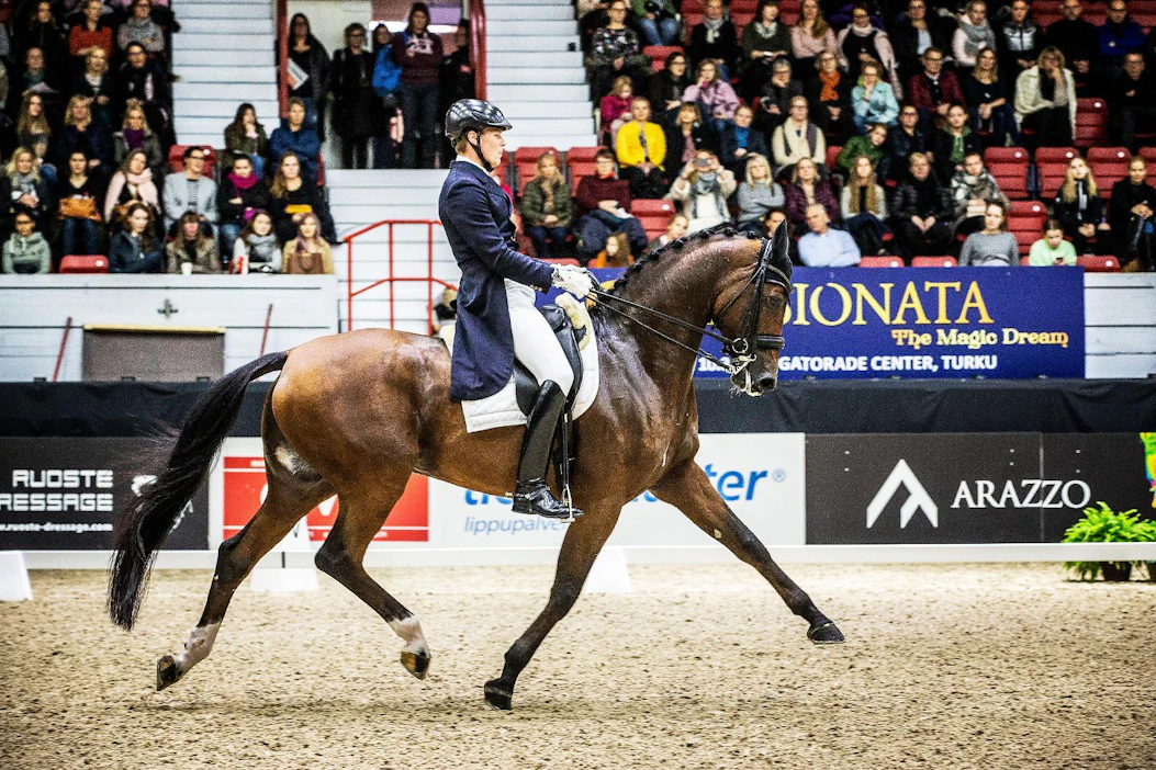 Henri Ruoste kilpaili Rossettilla Helsingin kansainvälisessä kilpailussa syksyllä 2018.