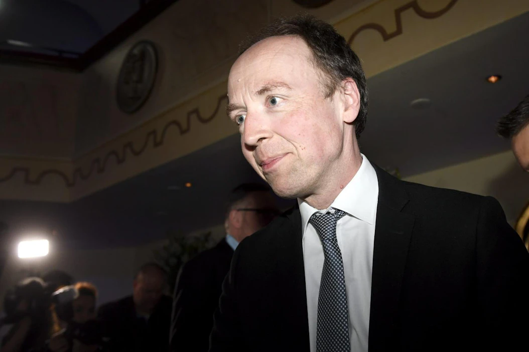 Halla-aho nousi puolueen puheenjohtajaksi toissa vuoden kesäkuun puoluekokouksessa. LEHTIKUVA / VESA MOILANEN