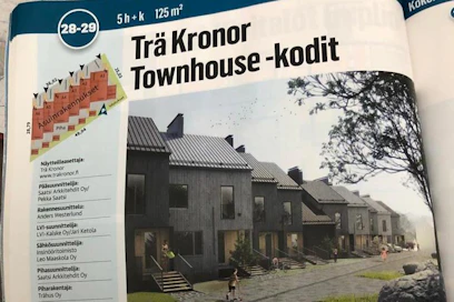 Trä Kronorin Townhouse -kotien piti valmistua Tuusulan asuntomessukohteena jo viime syksynä. Kuudesta asunnosta kolmelle on ostaja. Rakennuskohteen kaikki asunnot ovat yhä kesken.