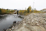 Iijoen kalatiet -hankeen ensimmäinen kalatie rakennettiin noin vuosikymmen sitten Kostonjärven säännöstelypadolle.