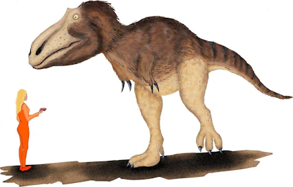 Tyrannosaurus rex eli pienellä alueella Pohjois-Amerikassa. Tyrannosaureja sen sijaan eli ympäri maailmaa. Suomen alueella eläneet tyrannosaurit olivat Tyrannosaurus rexiä pienempiä eli 7–10 metriä kuonosta hännänpäähän. Ne painoivat suurimmillaan kolme tonnia.