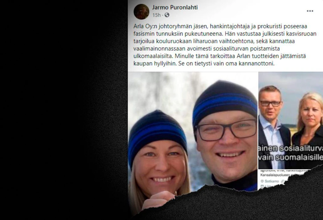 Arla Suomen johtoryhmässä hankintajohtajana toimiva Sami Kilpeläinen on joutunut hankalan kohun keskiöön.