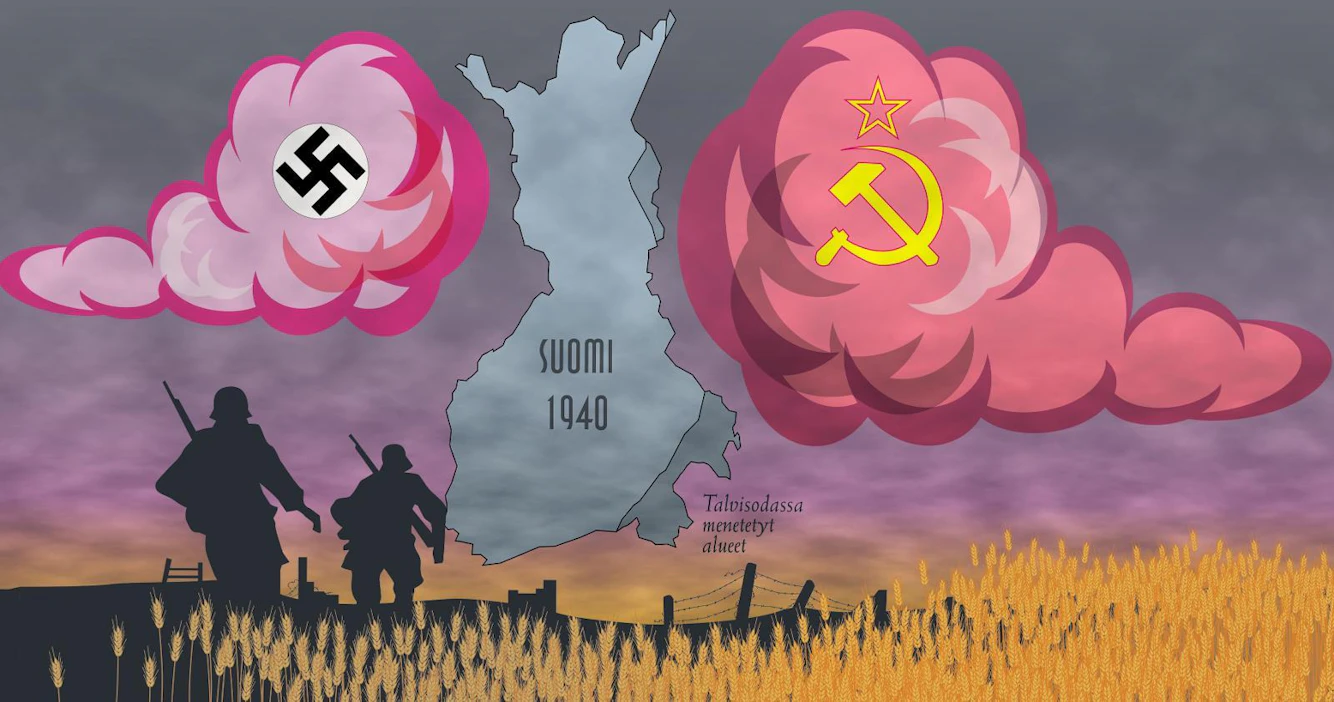 Suomi oli ennen jatkosotaa suurvaltojen välissä. Saksan apu oli Suomen puolustukselle elintärkeää, kertoo historiantutkija Henrik Meinander.