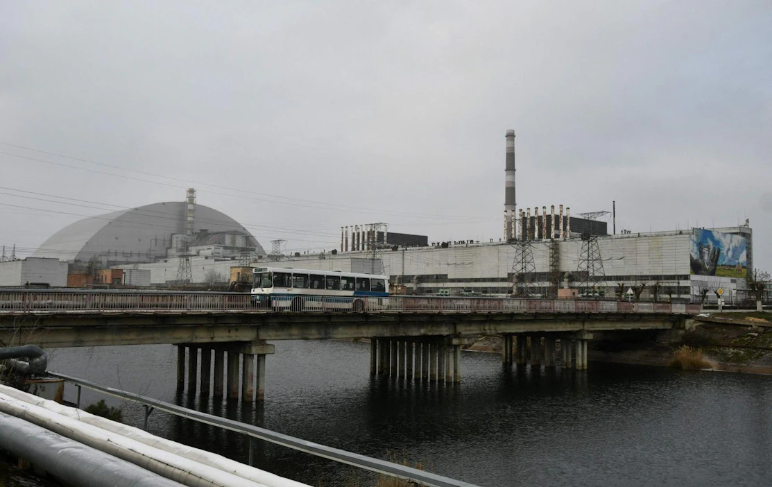 Eilen IAEA kertoi vastaavasta tiedonsiirron katkeamisesta Tshernobylin ydinvoimalasta. LEHTIKUVA/AFP