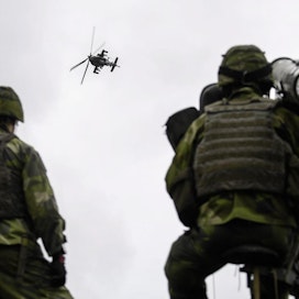 Ruotsi vahvistaa sotilaallista läsnäoloa Gotlannin saarella. LEHTIKUVA/AFP
