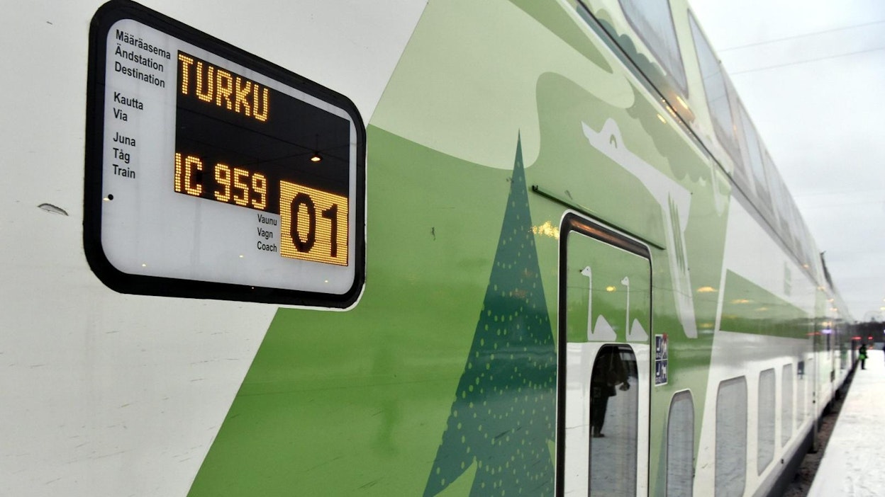 Helsingin ja Turun välisen nopean junayhteyden hankearvioinnin mukaan mikään arvioiduista vaihtoehdoista ei tuota kustannustensa verran rahallista hyötyä. LEHTIKUVA / JUSSI NUKARI