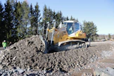 Liebherr valmistaa puskutraktoreita kokoluokissa 13–75 tonnia.