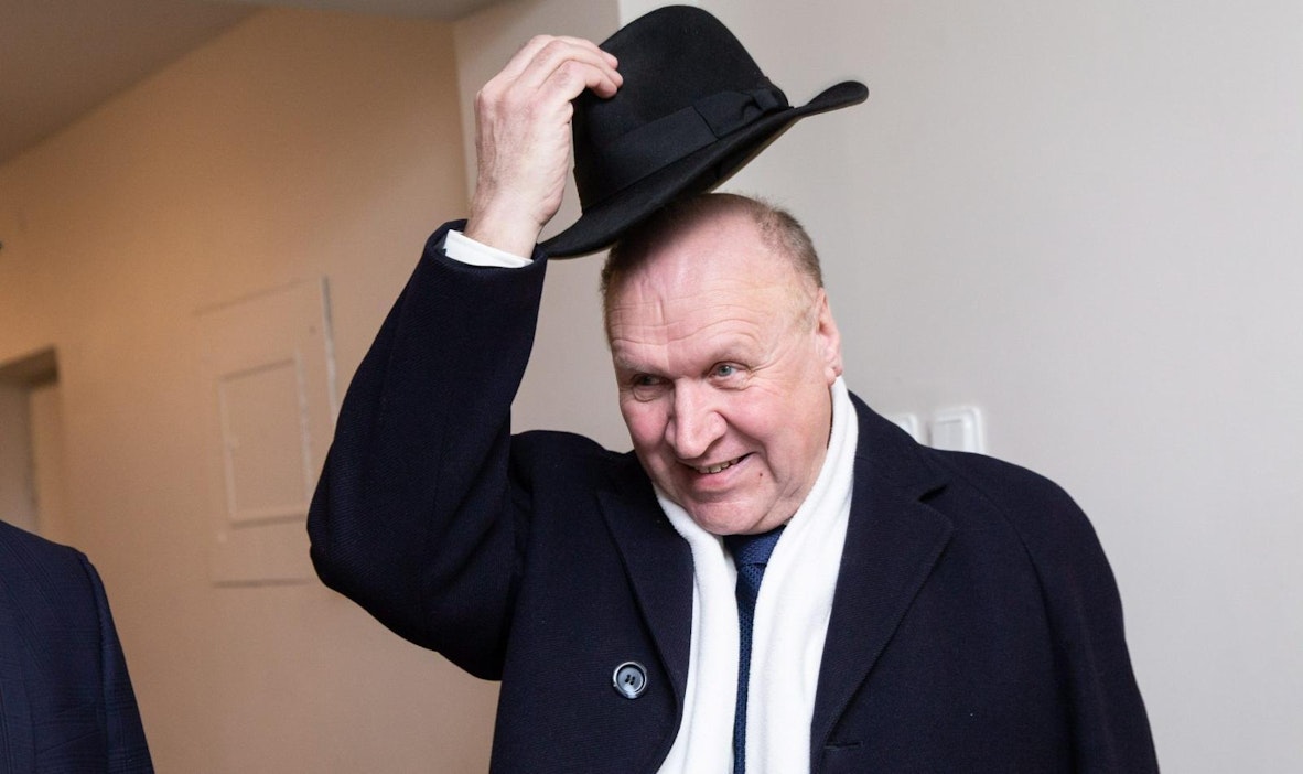 Oikeistopopulistisen Ekre-puolueen puheenjohtaja Mart Helme. Arkistokuva.