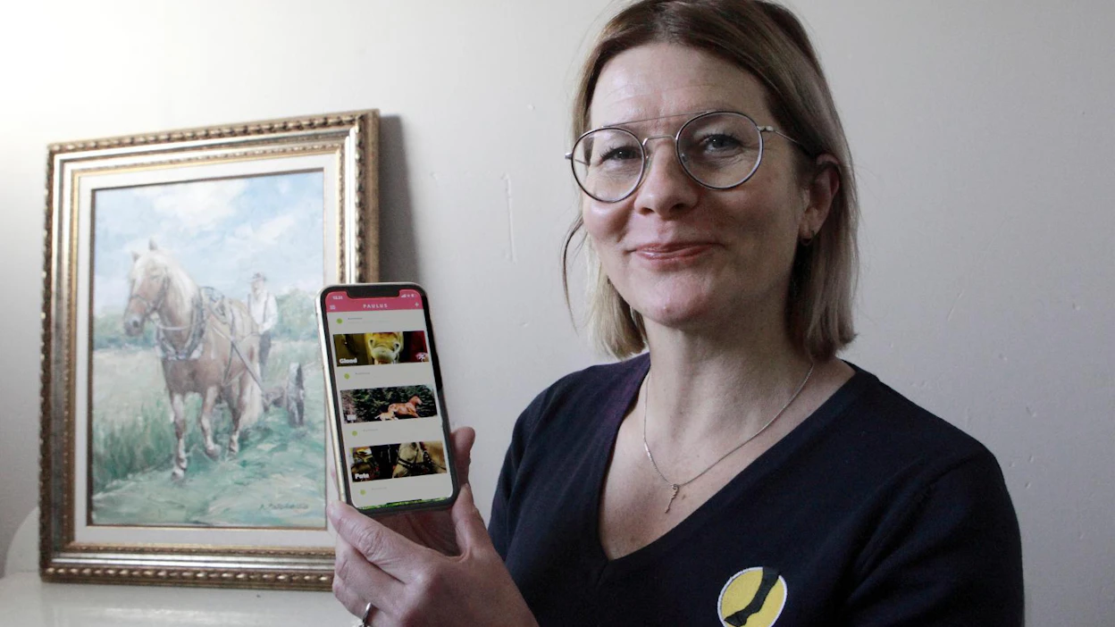 Heidi Kellokoski-Kiiskinen on kehittänyt mobiilisovellus Pauluksen alun perin hevosten lääkekirjanpitoon. Nyt se palvelee myös koiranomistajia.