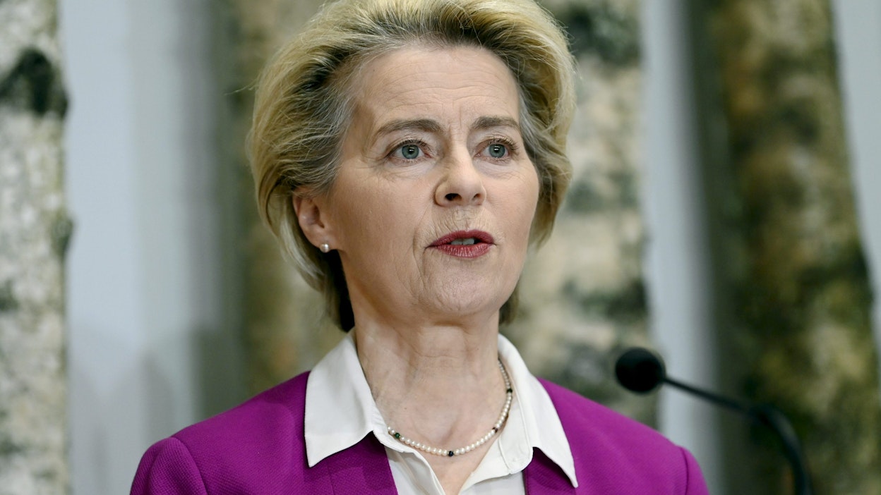 Von der Leyen kertoi Nuuksiossa Euroopan unionin seisovan Ukrainan rinnalla niin pitkään kuin on tarpeen.