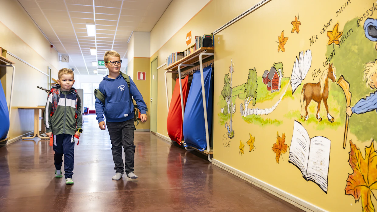Kuivannon koululla ison koulurakennuksen lisäksi oppilaita odottaa puhdas sisäilma.