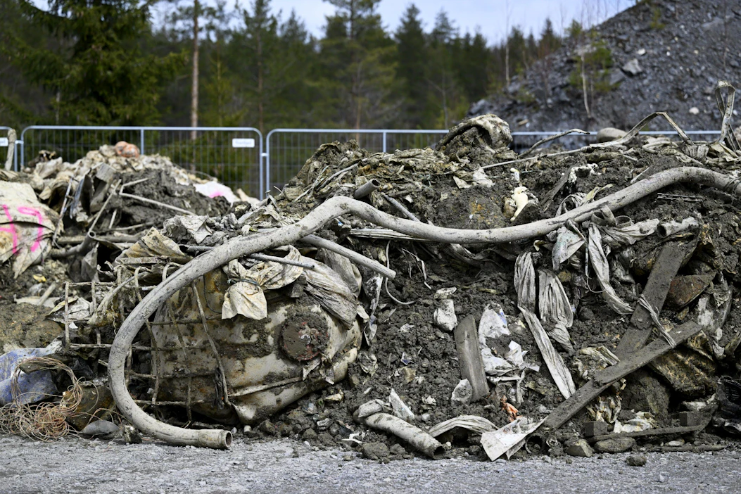 Jätteiden dumppaamisen epäillään tapahtuneen 1990-luvun lopun ja vuoden 2018 välillä. LEHTIKUVA / Vesa Moilanen.
