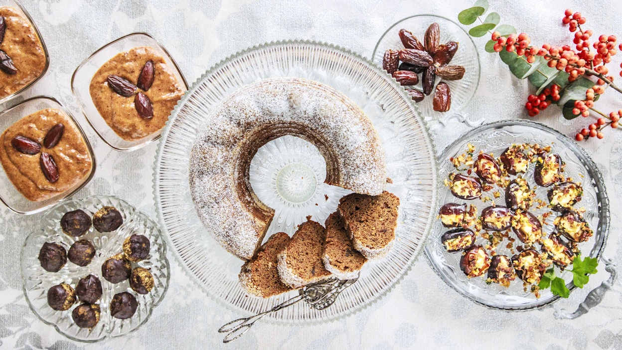 Taatelit tuovat luonnollista makeutta ruokaan.