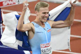 Topi Raitasen voittoaika oli 8.21,80. LEHTIKUVA / Heikki Saukkomaa. 
