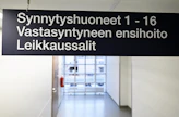 Osassa Suomen sairaaloista synnytysosastot ruuhkautuvat nykyisin ajoittain. LEHTIKUVA / Vesa Moilanen.