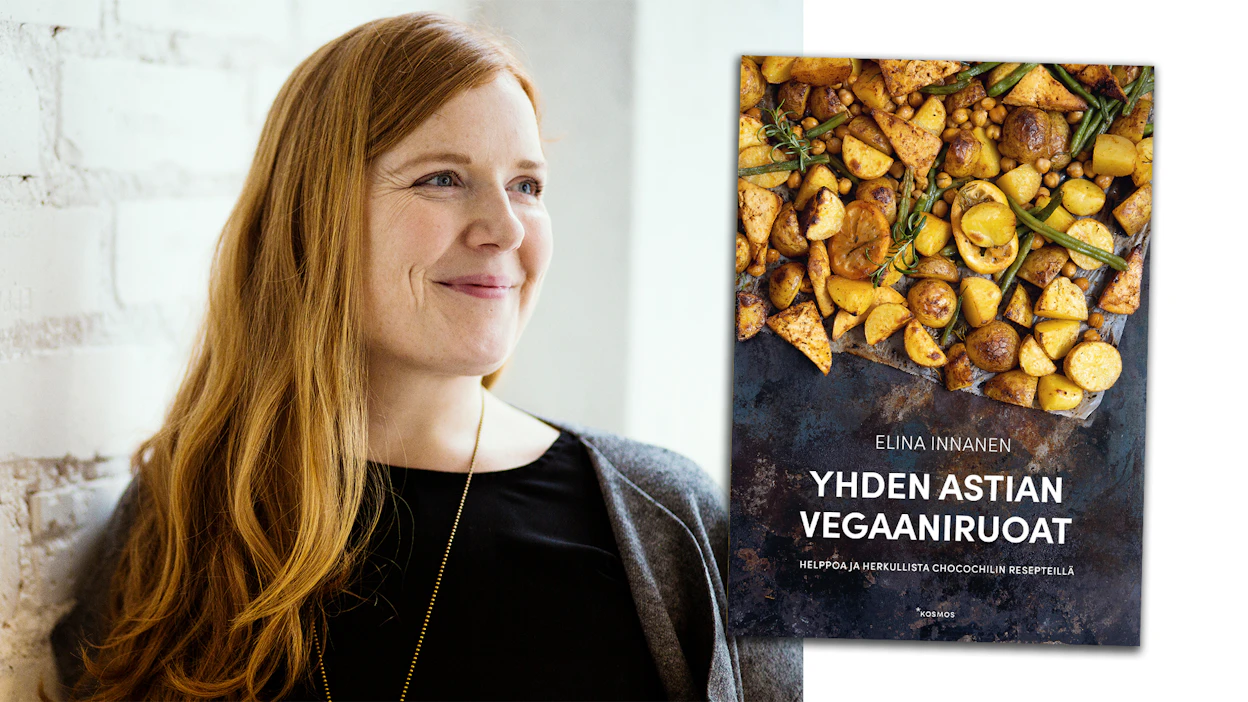 Elina Innanen: Yhden astian vegaaniruoat. 133 sivua. Kosmos.