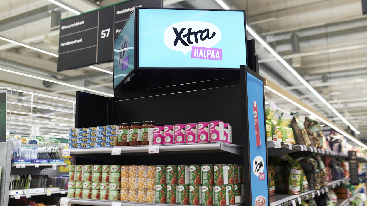 S-ryhmä laski viime vuoden lopulla Xtra.tutemerkin tuotteiden hintoja keskimäärin viisi prosenttia.