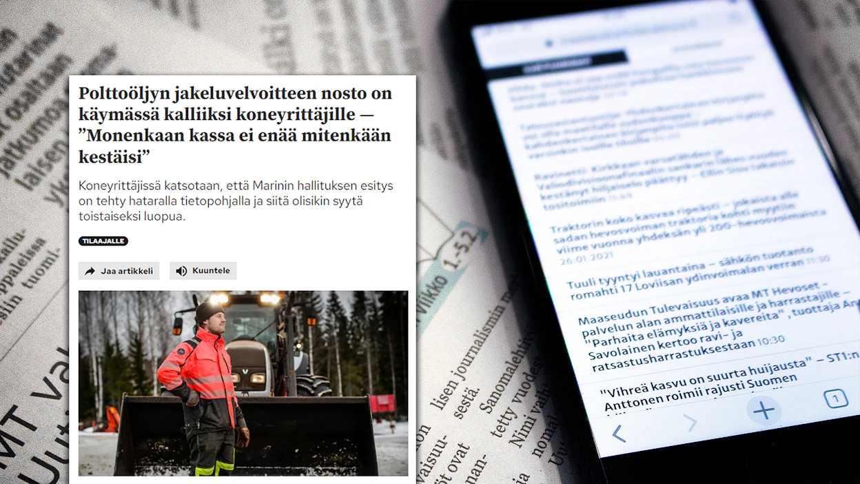 Tilaajana pääset lukemaan kaikki MT:n verkosta kaikki ajankohtaiset uutiset.