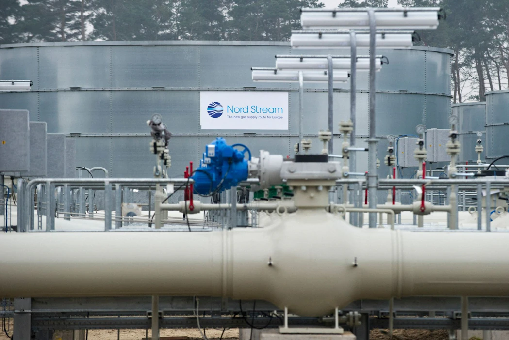 Venäläinen kaasuyhtiö Gazprom aikoo taas leikata kaasutoimituksia Nord Stream -kaasuputkessa. LEHTIKUVA/AFP.