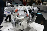 Vetykäyttöinen Liebherr H964 rakentuu D964-dieselmoottoriin. Kannessa on sytytystulpat ja kyseinen moottori on suoraruiskutteinen, eli vety annostellaan suoraan palokammioon. Turbot ovat peräkkäin ja niiden välissä on lämmönvaihtimet tasaamassa ahtoilman lämpötilaa. Ahtopaine on 5 bar toisen ahtimen jälkeen.