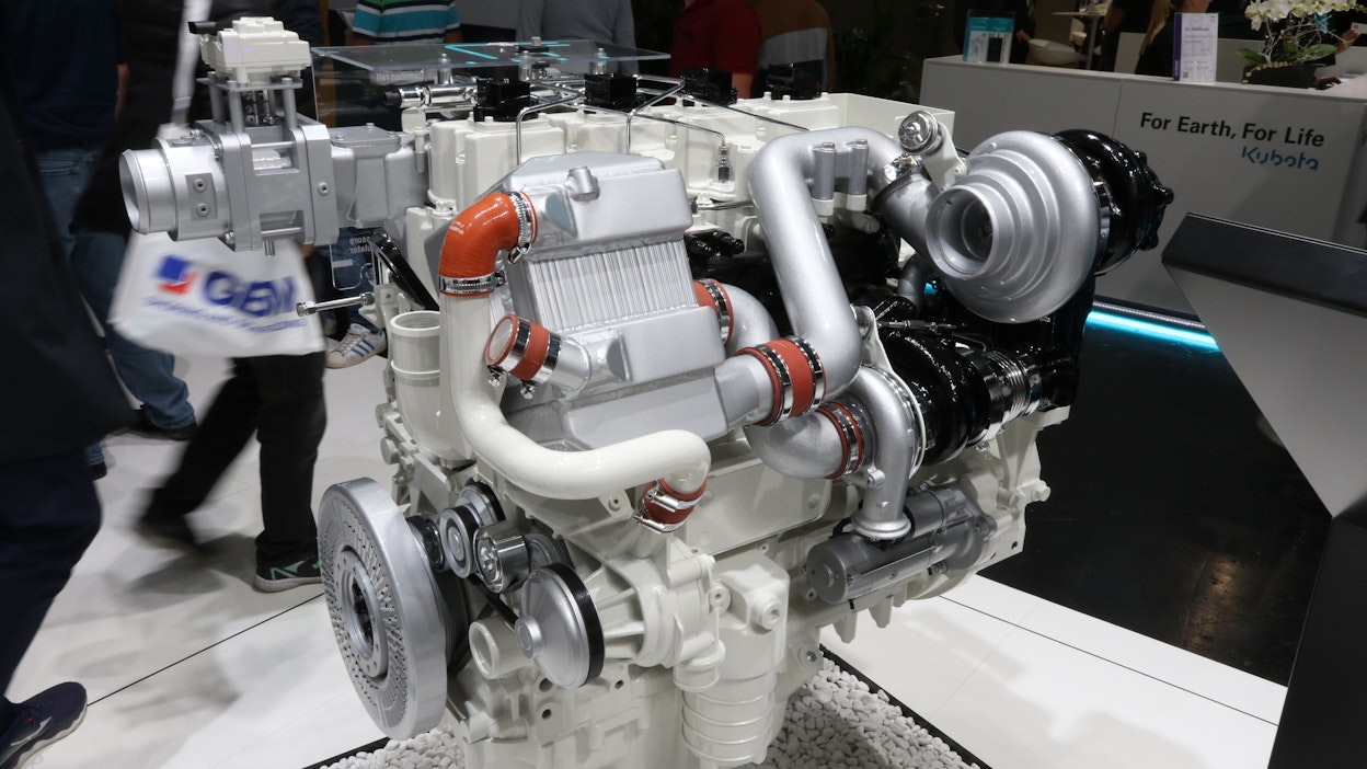 Vetykäyttöinen Liebherr H964 rakentuu D964-dieselmoottoriin. Kannessa on sytytystulpat ja kyseinen moottori on suoraruiskutteinen, eli vety annostellaan suoraan palokammioon. Turbot ovat peräkkäin ja niiden välissä on lämmönvaihtimet tasaamassa ahtoilman lämpötilaa. Ahtopaine on 5 bar toisen ahtimen jälkeen.