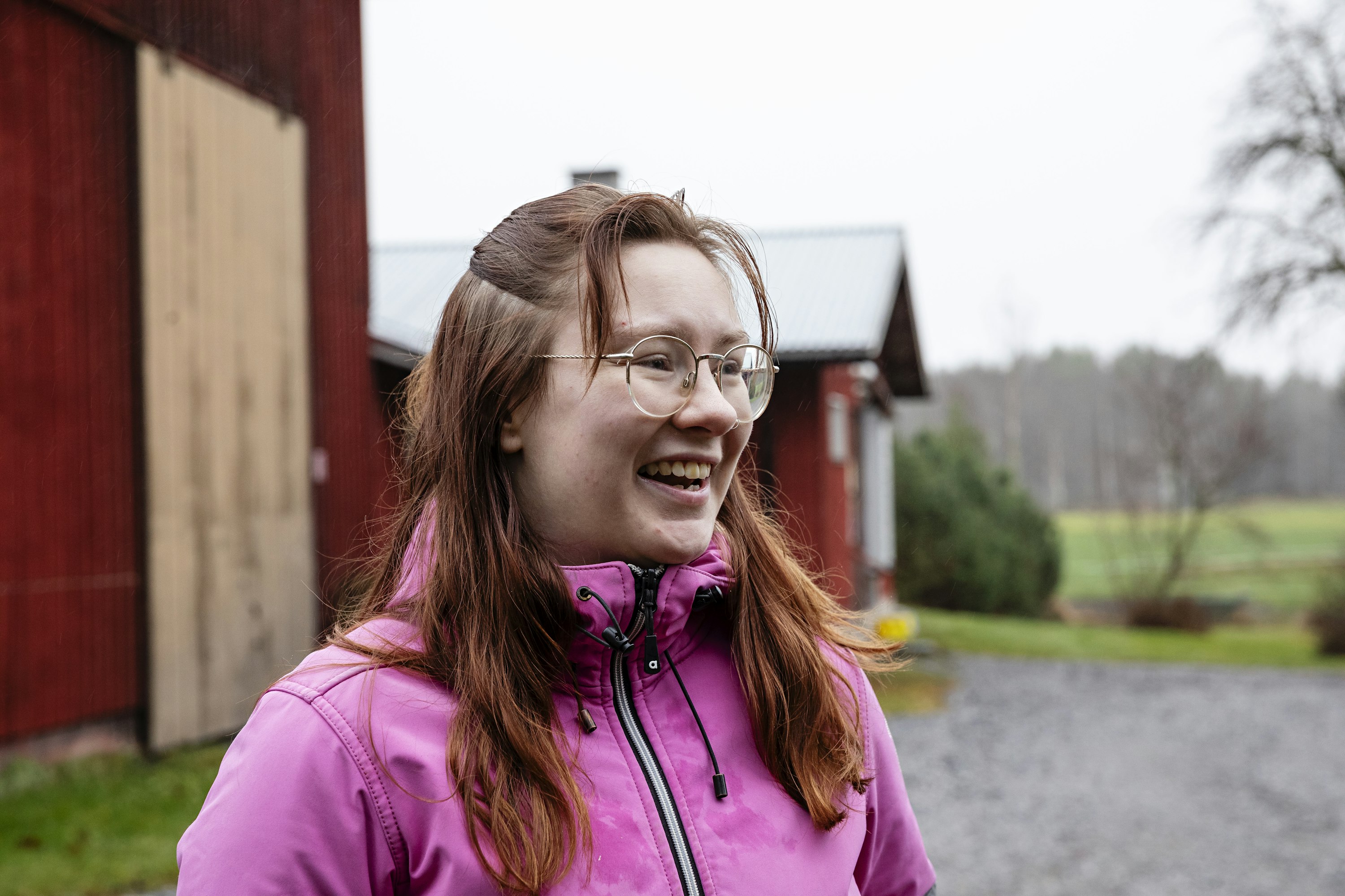 Tuusulasta kotoisin oleva Matilda Tarjas viihtyy hyvin Kestilässä Pohjois-Pohjanmaalla.