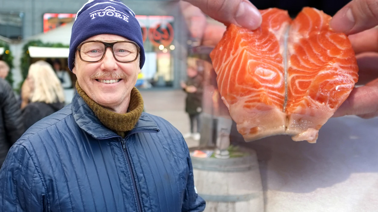 Jyrki Sukula haluaa tuoda Suomessa kasvatetun lohen suomalaisten ruokapöytiin.