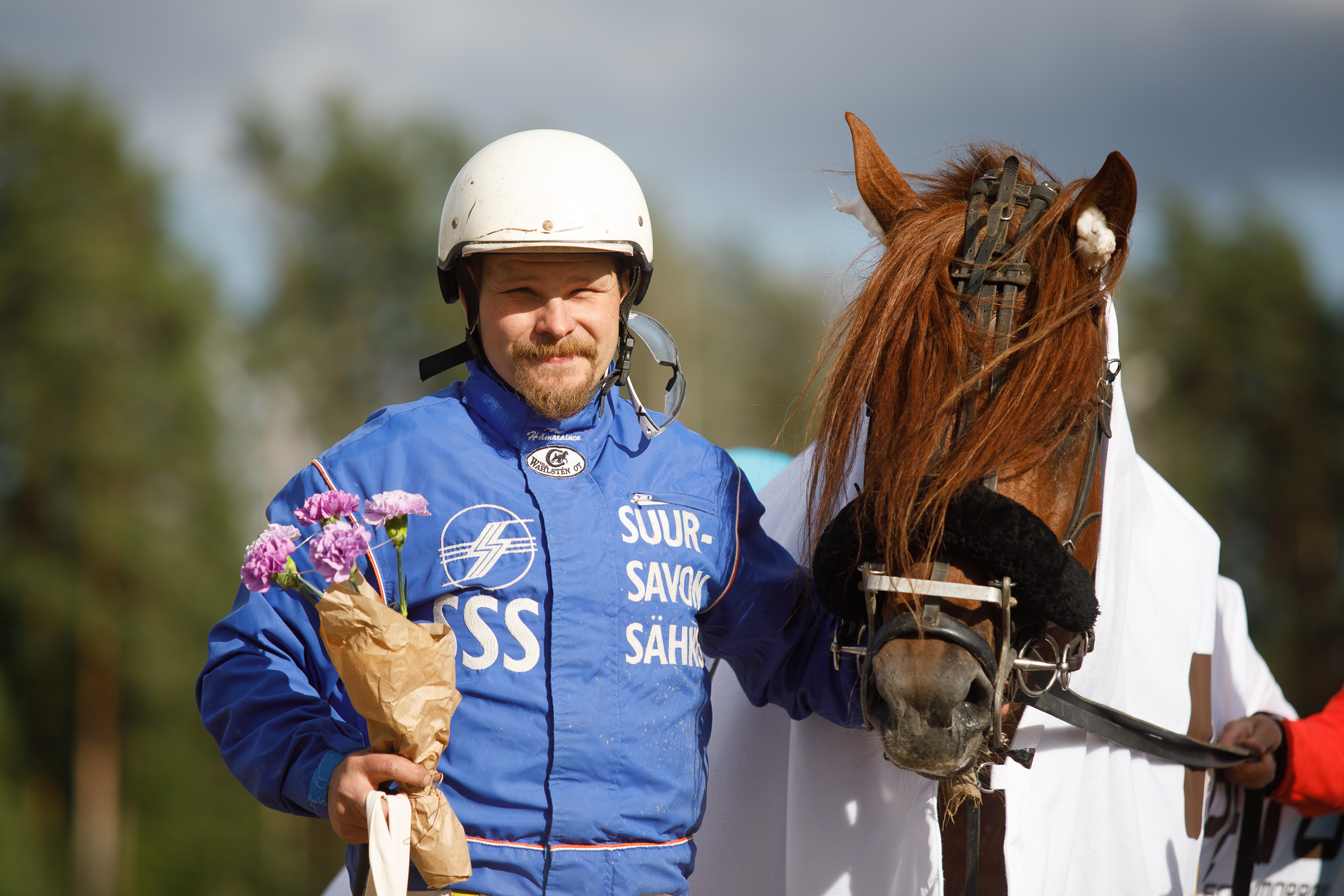 Uki Hämäläinen kertoo, että Tervahaudan Lieska on ollut treeneissä hyvä.