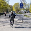 Työmatkapyöräilijöille sattuu aiempaa enemmän tapaturmia. Kuvituskuva.