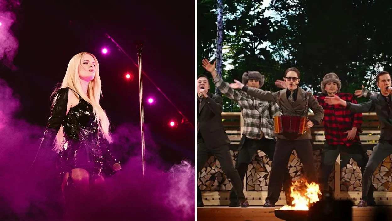 Sveitsin Euroviisuissa on Suomen edustajana Erika Vikman ja Ruotsin suomenruotsalainen KAJ-yhtye.