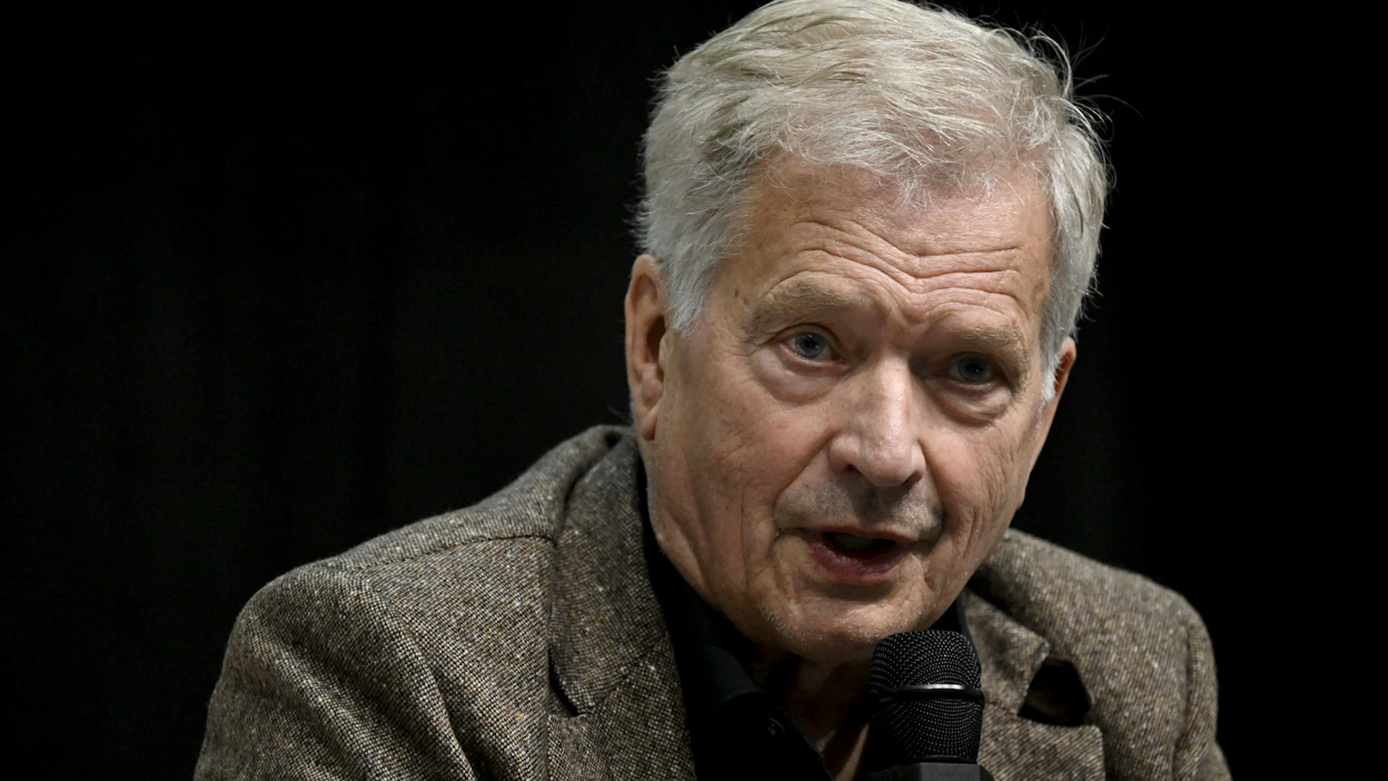Presidentti Sauli Niinistö sanoo olevansa hämmentynyt ja yllättynyt USA:n ja Venäjän luonnostelemasta rauhansuunnitelmasta Ukrainaan. LEHTIKUVA / Jussi Nukari.