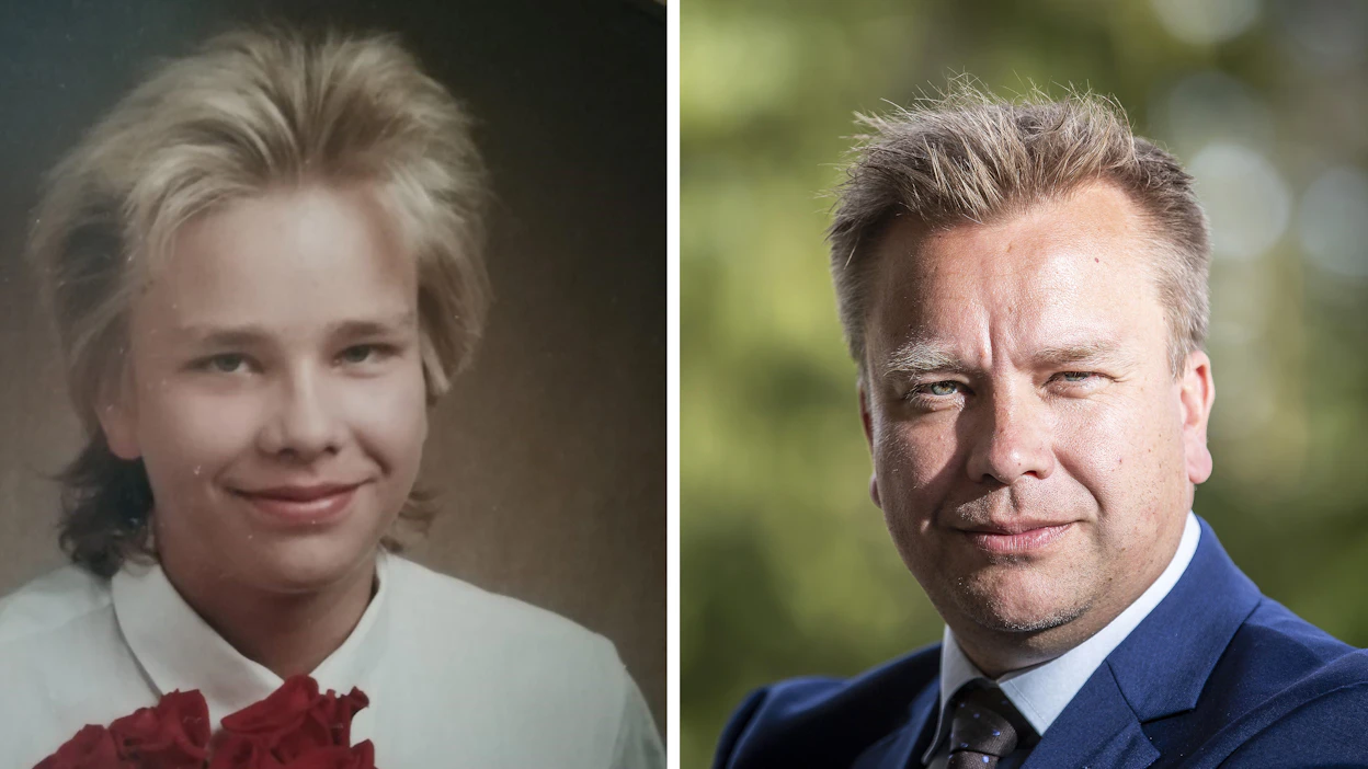 Tuusulassa Hyökkälän yläasteella kertyi tulevan kansanedustajan ja ministerin salkkuun tärkeää perustaa tulevaisuutta varten. Kiinnostus yhteiskuntaa kohtaan alkoi heräilemään tuolloin. Siitä todistuksessa seisoo komeasti kymppi.