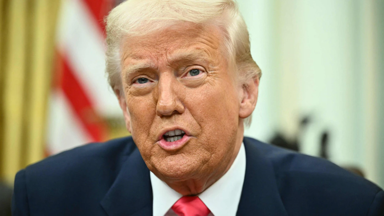 Donald Trump kehotti Venäjää ja Ukrainaa siirtymään neuvotteluihin ennen kuin on liian myöhäistä. LEHTIKUVA/AFP.
