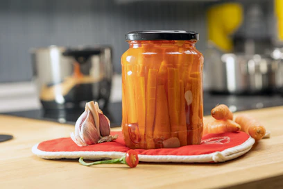 Hapatettuja porkkanoita voi käyttää etikkasäilykkeiden tapaan lisukkeena. Kokeile porkkanoiden lisäämistä myös aasialaistyylisiin salaatteihin tai wokkeihin.