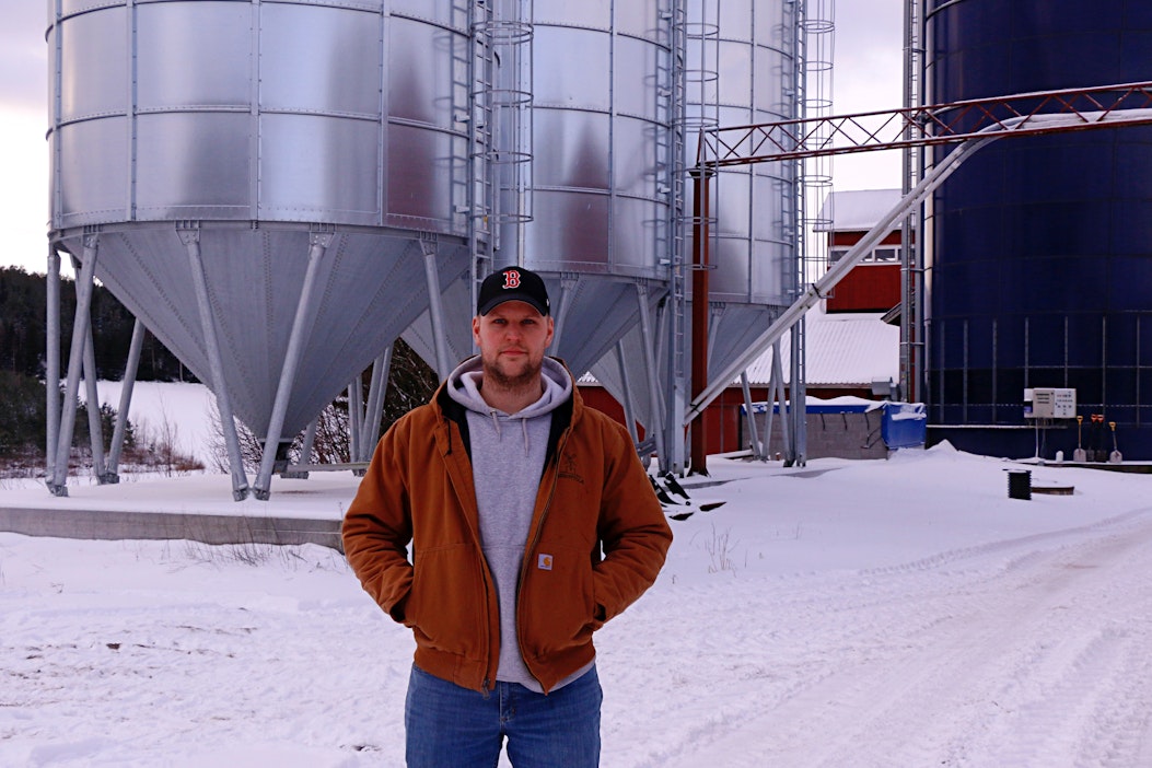 Rekottilan tilaa Paimiossa jatkava Roope Lehtinen haaveilee kuivaavasta viljasiilosta.