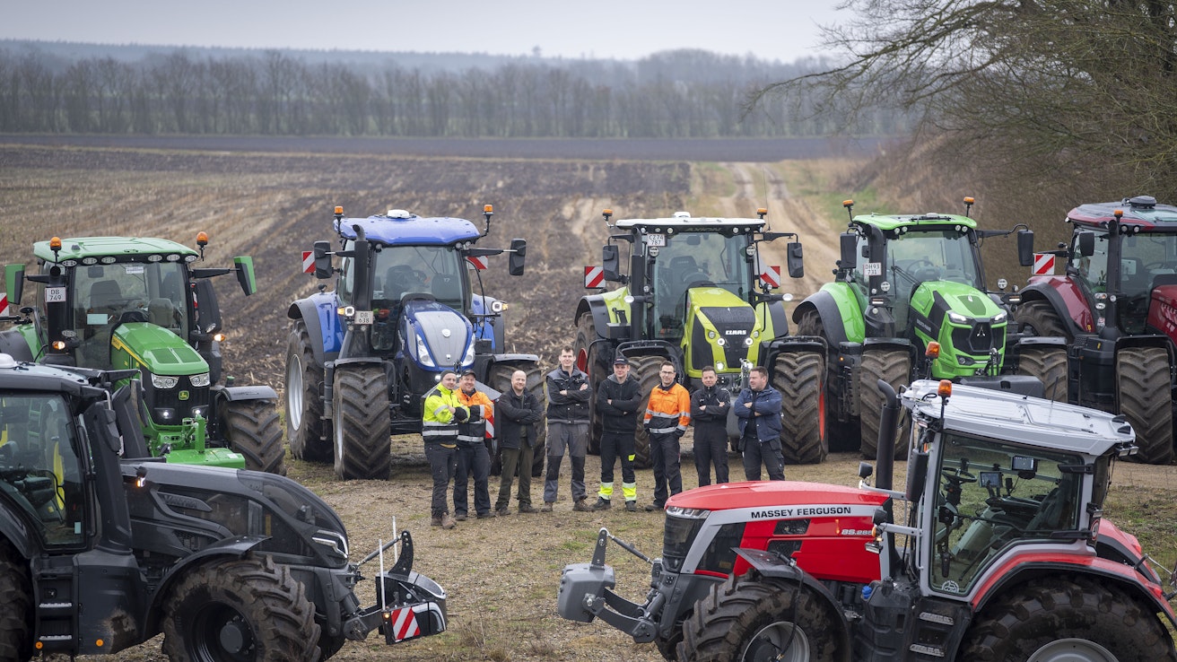 Traktorivertailu tehtiin neljän lehden yhteistyönä Tanskassa maalis-huhtikuulla 2023.