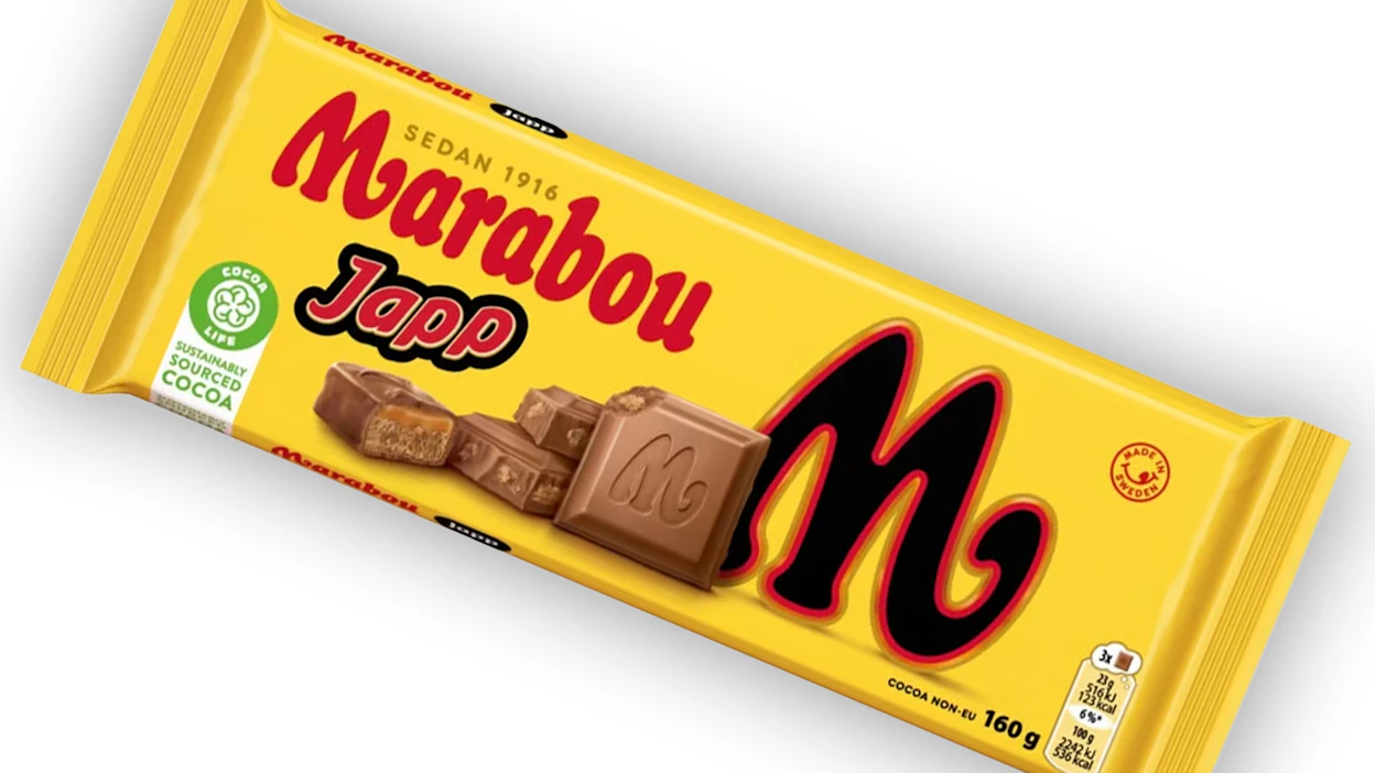 Kuvassa suklaalevy, jota takaisinveto koskee.