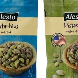 Alesto paahdettu ja kuorittu pistaasipähkinä sekä Alesto paahdettu, kuorittu ja suolattu pistaasipähkinä saattavat sisältää hometoksiinia.