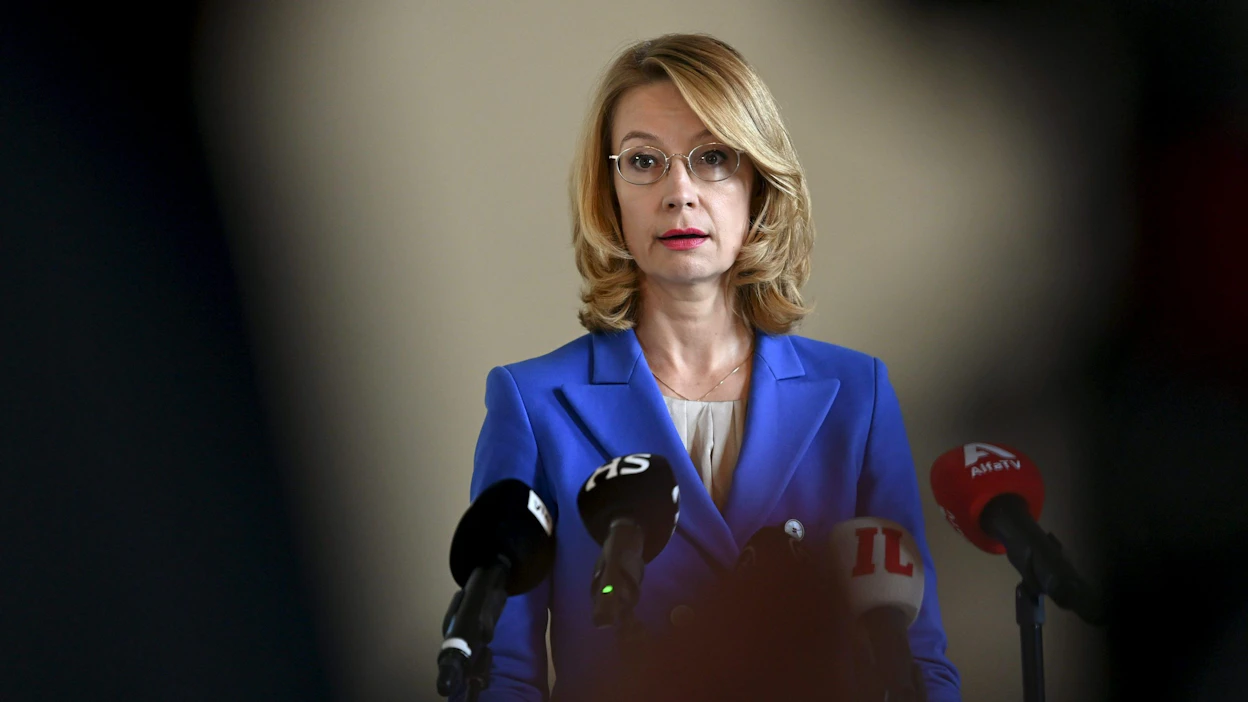 Eurooppa- ja omistajaohjausministeri Tytti Tuppurainen (sd.). Arkistokuva. LEHTIKUVA / HEIKKI SAUKKOMAA.